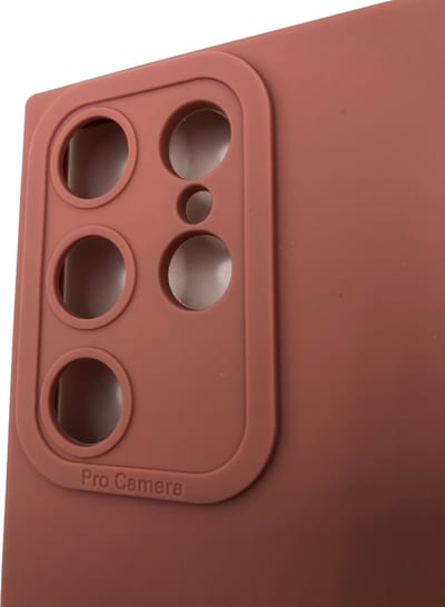 CatEye TPU/Siliconen Hoesje met Camera Bescherming – Geschikt voor Samsung Galaxy S23 Ultra - Oudroze
