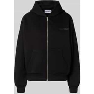 relaxed fit sweatjack met capuchon