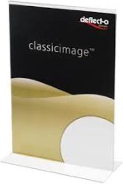 Deflecto 47801 Classic Image® Tafelstatief Voor papierformaat: DIN A4 staand Transparant 12 stuks/pak 12 stuk(s)