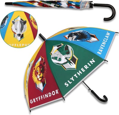 Harry Potter Hogwarts Kleurrijke opvouwbare automatische paraplu voor kinderen