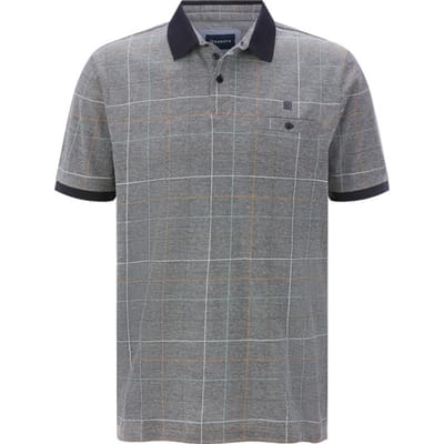 Babista herren Poloshirt - 52/54 - donkerblauw - Plus Size