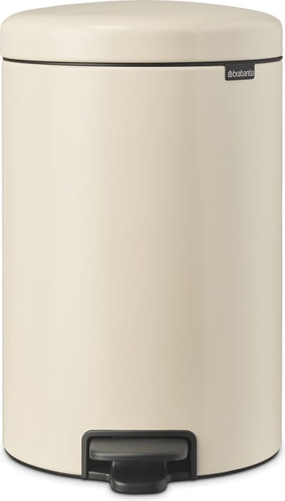 Brabantia Pedaalemmer Newicon - Staal - Soft Beige - 29x38x46.7cm - 20l