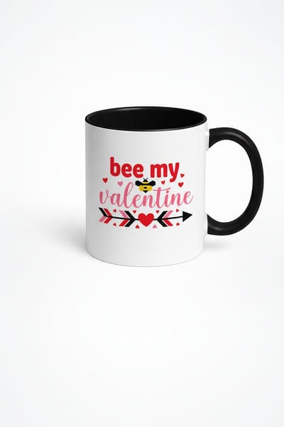 Valentijn Mok 'Bee My Valentine' | Romantisch Liefdes Cadeau met Bij Design