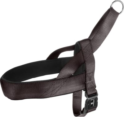 Flamingo Abbi Noors - Harnas Honden - Noors Harnas Abbi Zwart L 55-70cm 25mm - 1st - 132848 - 1st