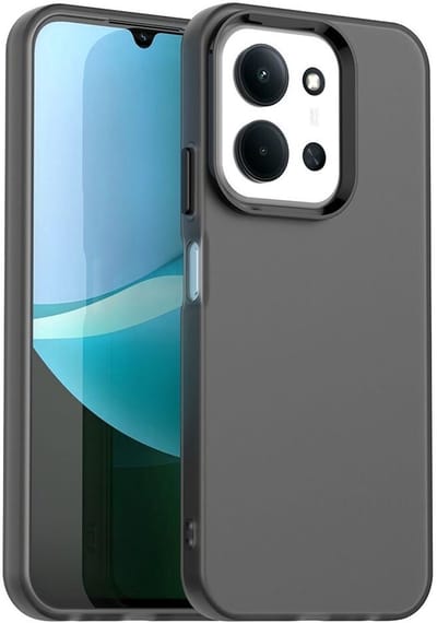 Hoesje Geschikt voor Xiaomi Redmi 15C - Matte Back Cover - Zwart