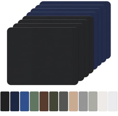 Waterdichte Zelfklevende Nylon Patches 20x15cm - Set van 8 voor Reparatie van Tenten, Jassen en Slaapzakken in Zwart en Marineblauw