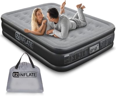 Luxe Luchtmatras met Ingebouwde Pomp - Perfect voor Camping en Thuis
