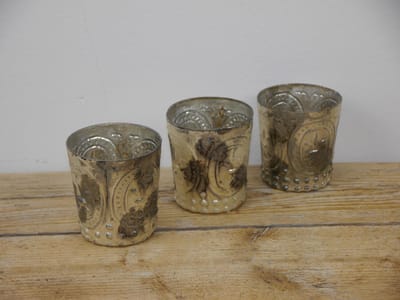 SENSE Waxinelichthouder - T.L Houder oldlooks  - kaarsenhouder -  Theelichtenhouder- sfeerlicht ** 3 STUKS **