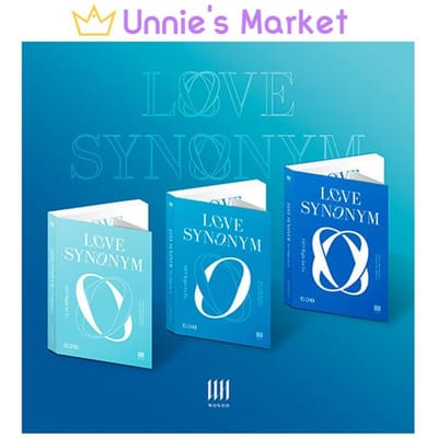 Wonho 1e Mini Album Deel 2 [Love Synonym #2 Right for Us] Random ver. blue