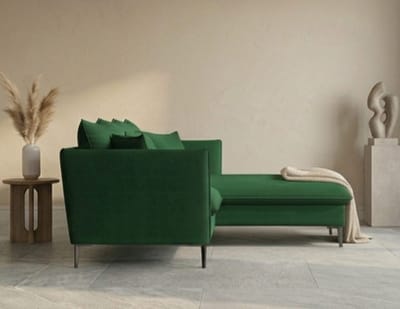 Hoekbank met Slaapfunctie 258x167 cm - 258x167 cm - Goud - Medahomestore