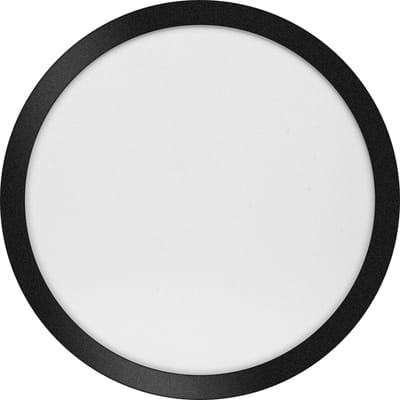 ETH Anne LED plafonnière 4 settings zwart 40x2.7cm 24W IP44 Rond