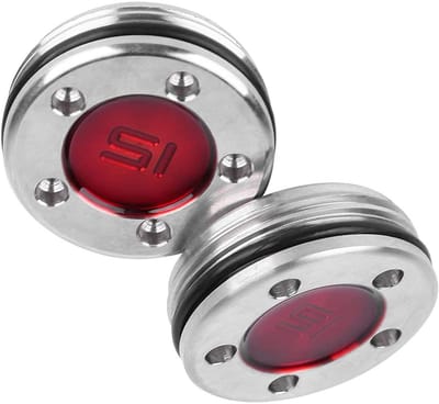 Allecto - Golf Putter Gewichten - 2 Stuks - 15g - Hoogwaardige Kwaliteit - Rubber O-Ringen - Ideaal voor Putter Golfclubs - Silver