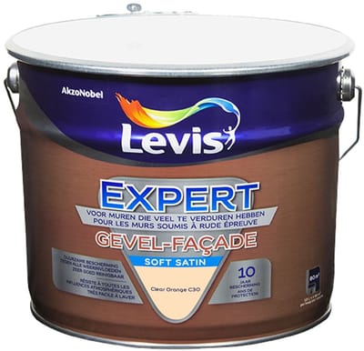 Levis - Expert Gevel Mix - Clear Orange C30 - Mengverf - 10 L