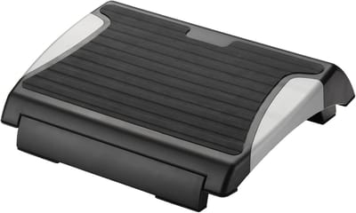 Famanu - Voetensteun - Antislip - Grijs/Zwart - Comfortabele beenondersteuning