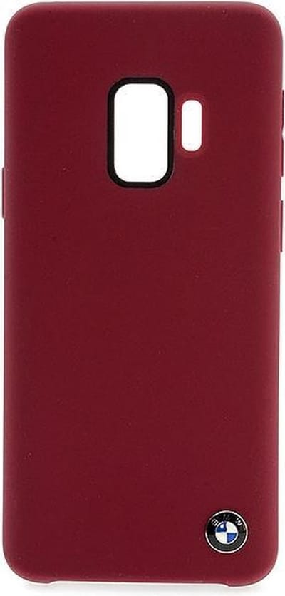 Rood hoesje BMW - Backcover - Galaxy S9 - Leer - Soft Touch - BMW Edition