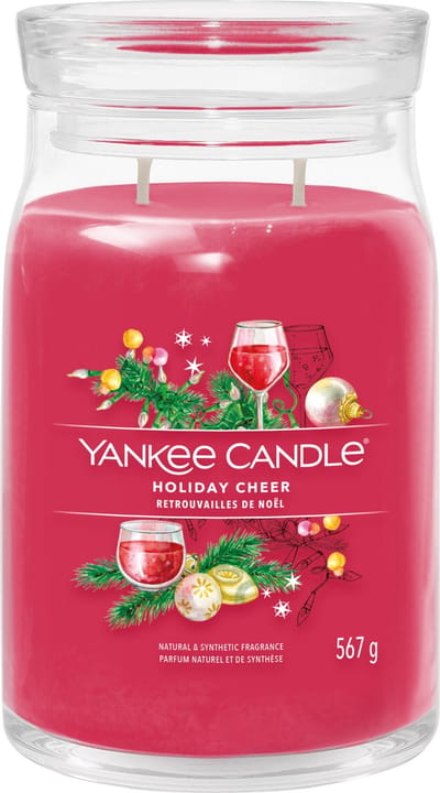Yankee Candle - Holiday Cheer Large Jar Geurkaars - 90 branduren - twee lonten