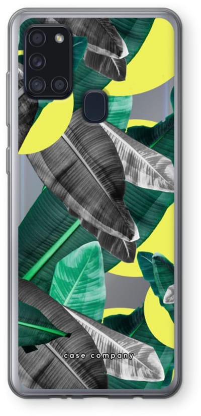 Case Company® - Hoesje geschikt voor Samsung Galaxy A21s hoesje - Fantasie jungle - Soft Cover Telefoonhoesje - Bescherming aan alle Kanten en Schermrand