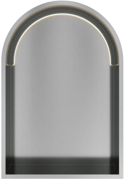 Hotbath &More Inbouwnis Toogmodel - 452 x 30 x 10 cm - met LED-verlichting - RVS 316