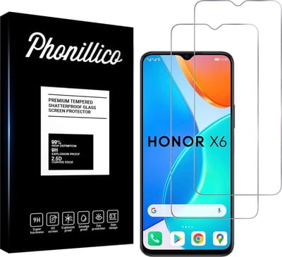 Screenprotector voor Honor X6 - 2 stuks Beschermglas van glas Transparante glazen schermbeschermfolie