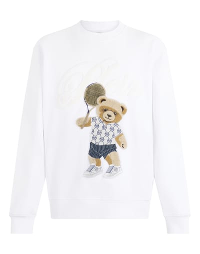 Round Neck Sweatshirt Teddy Tennis