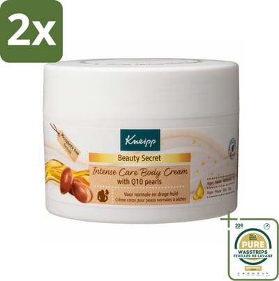 Kneipp - Body crème - Beauty Secret - Met Q10 parels - 200 ml - Voordeelverpakking - 2 stuks - Huidverzorging - Voeden