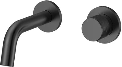 DutchLine S-Grip Fonteinkraan - afbouwdeel - Mat Zwart