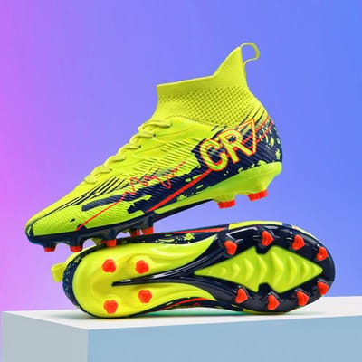 Nieuwe Heren Voetbalschoenen Lange Noppen Ultralicht Ademend Voetbalschoenen Wedstrijd Sneakers Indoor Noppen Training Dropshipping 36