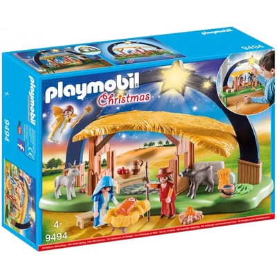 PLAYMOBIL Christmas Kerststal met heldere ster - 9494