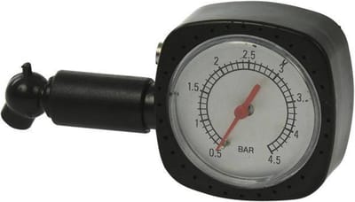 ProPlus Compacte analoge bandenspanningsmeter - nauwkeurig - meetbereik 0,5-4,5 bar - slagvast kunststof