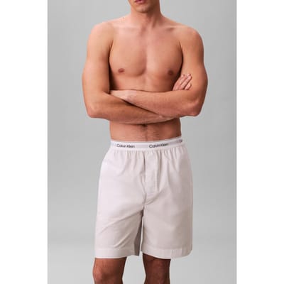 Calvin Klein Sleep Short Silver Haze Taglia: XL | Pantaloncini Outlet | Uomo | Grigio