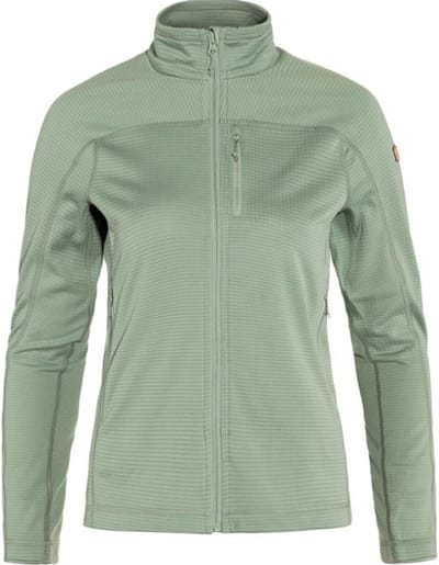 FJALLRAVEN Abisko lite fleece jkt w misty green - 36