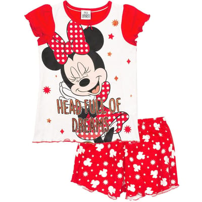 Minnie Mouse meisjeshoofd vol dromen korte pyjamaset 2-3 Years