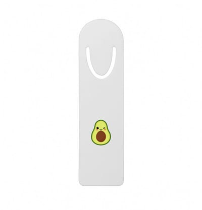 Hacebo® - Avocado's metalen boekenlegger - Avocado - Fruit liefhebbers - Vrucht - gezond eten - fruit Bladwijzer boekenleggers - 12.7 cm x 3.2cm