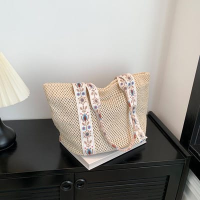 Gevlochten Tas Lente Vrouwen Nieuwe Hand Tote Tas Pendelen Mode Crossbody Mooie Persoonlijkheid Schoudertas