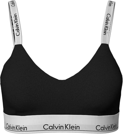 Calvin Klein dames Modern Cotton lightly lined bralette - bralette - zwart