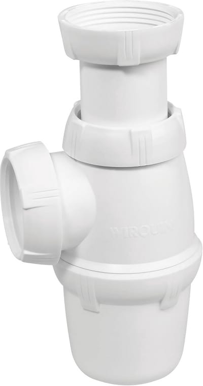 Verstelbare afvoerbuisset 40 mm voor wastafelafvoerstop