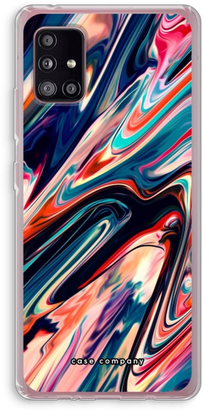 Case Company® - Hoesje geschikt voor Samsung Galaxy A51 5G hoesje - Quantum Being - Soft Cover Telefoonhoesje - Bescherming aan alle Kanten en Schermrand