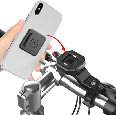Telefoonhouder Fiets - Magneet houder | Universeel | Magnetische Telefoon houder | GSM Houder Fiets - 4 tot 7 inch Telefoons - Fietshouder