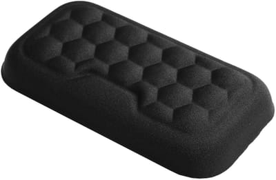 longziming -Polssteun & Elleboogsteun - Memory Schuim - Ergonomisch Ontwerp - Antislip - Massagepatroon - Voor Computer & Kantoor - Zwart