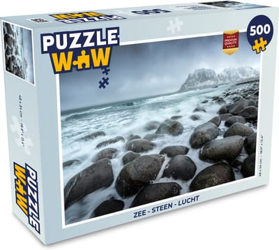 Puzzel Zee - Steen - Lucht - Legpuzzel - Puzzel 500 stukjes