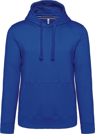 Kariban Hoodie met Capuchon en Kangoeroezak Licht Kobaltblauw - XL