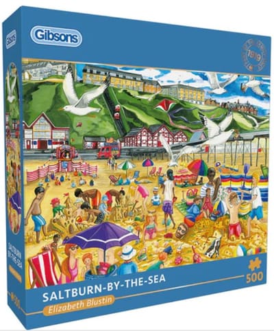 Gibsons - Saltburn-by-the-Sea (door Elizabeth Blustin) - 500 stukjes 48×34cm (b×h) - Legpuzzel voor volwassenen