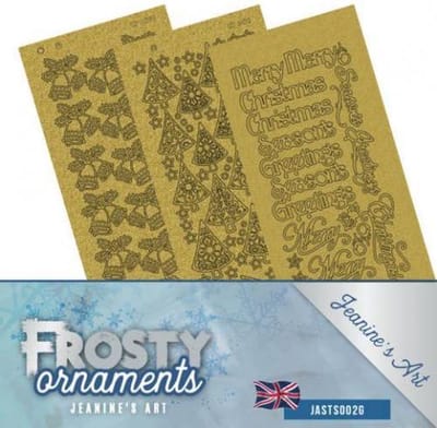 Stickerset - Jeanine's Art - Frosty Ornaments - ENG