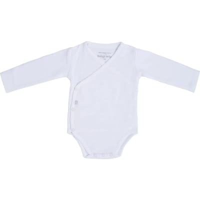 Baby's Only Rompertje lange mouw Pure - Wit - 62 - 100% ecologisch katoen - GOTS