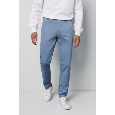 Meyer Broek M5 Organic Cotton Twill Comfort Stretch Licht Blauw / male