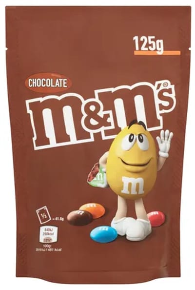 M&M’s choco zak (12x 125 gr)