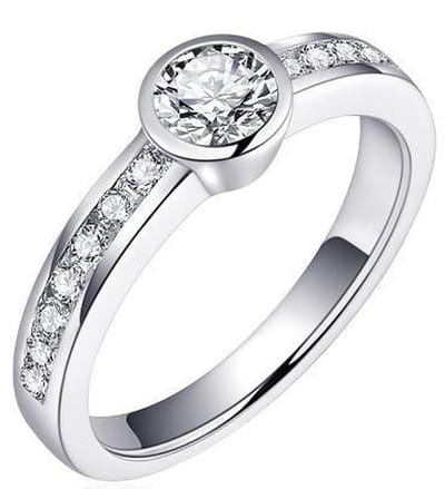 Schitterende Zilveren Ring