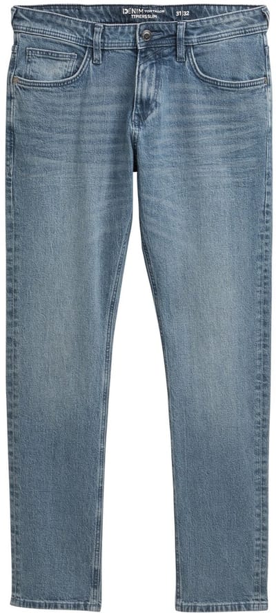 Tom Tailor Denim - TTPIERS SLIM-jeans - Maat 28/32 - mid stone blue grey denim