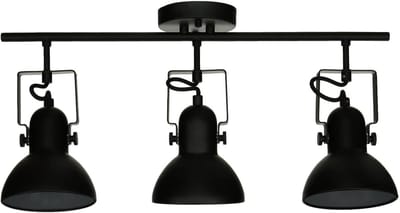 Licht-Erlebnisse - Dallas - Opbouwspot - E14 - van - Metaal - in - Zwart