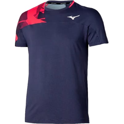 Mizuno Daybreakers Shadow T-shirt Met Korte Mouwen Blauw M Man